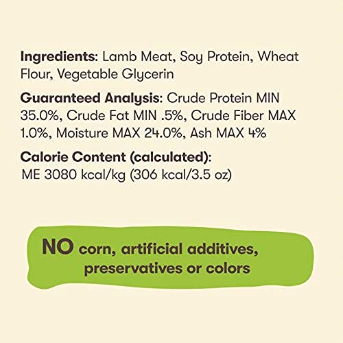 PET ‘N SHAPE LAMB JERKY DOG TREATS – 3 OUNCE