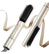 Straightener Brush Hair, Hair Straightening Brush with Infrared Repair, Hairbrush Straightener Br...