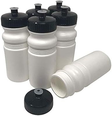 Csbd Lot De 6 Bouteilles Deau Vierges En Polyéthylène Haute