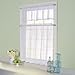 CurtainFresh Arm and Hammer Rod Pocket Curtains for Kitchen and Bathroom, Double Panel, 56