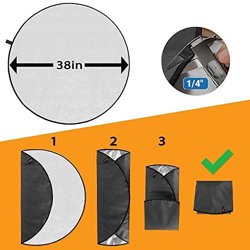 Safeparty Fire Pit Mats for Under Fire Pit (38" Large) 3 Layers