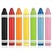 iPad Stylus Pen, BoxWave [KinderStylus] Crayon Shaped, Thick Kids Stylus for Apple iPad - Black