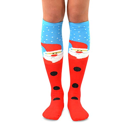 TeeHee Special (Holiday) Women Knee High 9-Pairs Socks with Gift Box (Christmas)