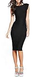 Yincro Women's Cocktail Midi Bandage Dress Sexy Bodycon Party Dress