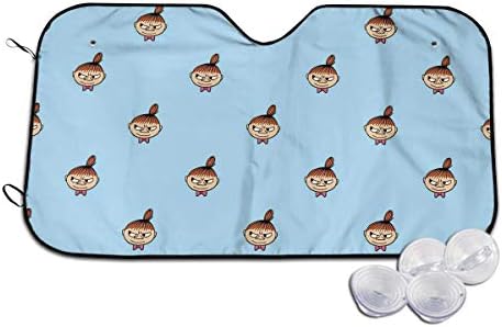 カーフロントカバー 車サンシェード ムーミン 折りたたみ カーサンシェード サンシェード フロントシェード 車用 車窓日よけ 四季対応 かわいい 断熱 オンライン限定商品 日焼け止め S 遮光