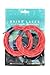 Rhino Laces Unbreakable Shoe Laces, Reflective Red, Medium