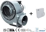 emmahome Centrifugal Extractor Fan 1950m3/h Kitchen Radial Metal Heavy Duty view 2