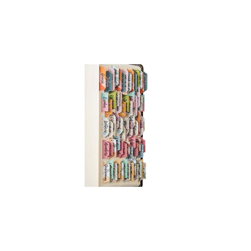 DiverseBee Laminated Bible Tabs (Large Print, Easy to Read