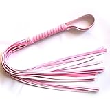 Geoot Black Leather Whips Suite of Role-playing Fun Adult (Pink)