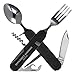 Gentlemen's Hardware Camping Cutlery Spoon and Fork Folding Utensil Multitool