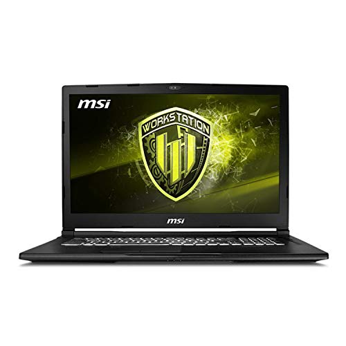 MSI WE73 17.3 inch Premium Mobile Workstation (Intel 8th Gen i7-8750H 6-core, 32GB RAM, 512GB PCIe SSD, NVIDIA Quadro P2000, 17.3