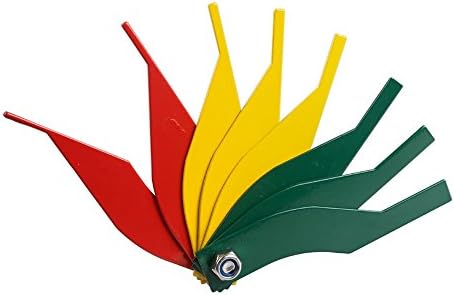 Xbes 8-Piece Brake Lining Thickness Gauge SAE & Metric Measure Tools Set