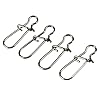 SHELURE-Duo-lock-Lock-Snaps-Nice-Swivel-For-Fishing-Saltwater-Solid-Rings-Fishing-Connector-26-888LB-Pack-of-100