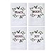 Serafina Home Christmas Holiday Fingertip Towels: Decorative Embroidered Peace, Joy, Merry, Bright with Garland on White Velour