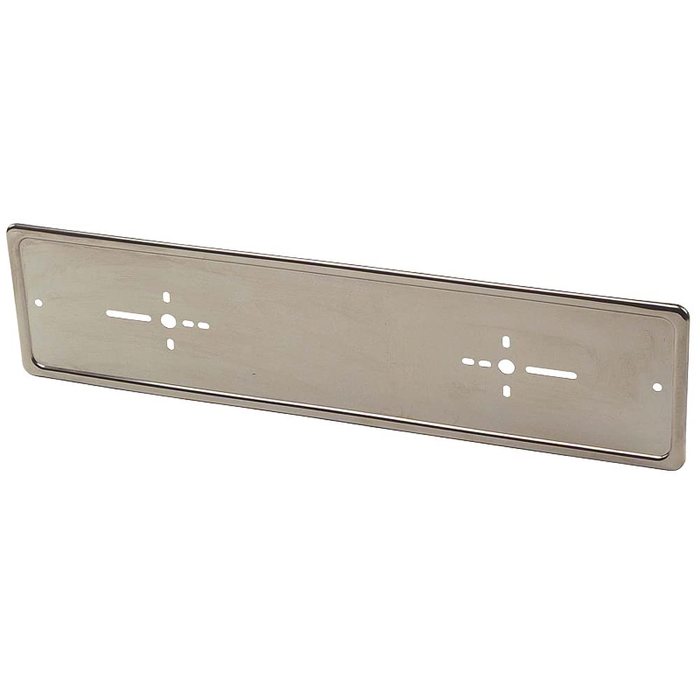 AutoStyle Chrome license plate holder, single piece