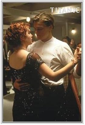 Amazon Com Titanic Leo And Kate Dancing Framed Poster Quality Silver Metal Frame 22 X 34 Artwork Posters Prints Rose è una giovane aristocratica che viaggia nella pri. titanic leo and kate dancing framed