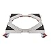 Fridge Stand Furniture Adjustable Dolly with 4 Double Wheels Movable Base Multi-functional Appliance Dolly for Dryer, Washing Machine and Refrigerator Stand