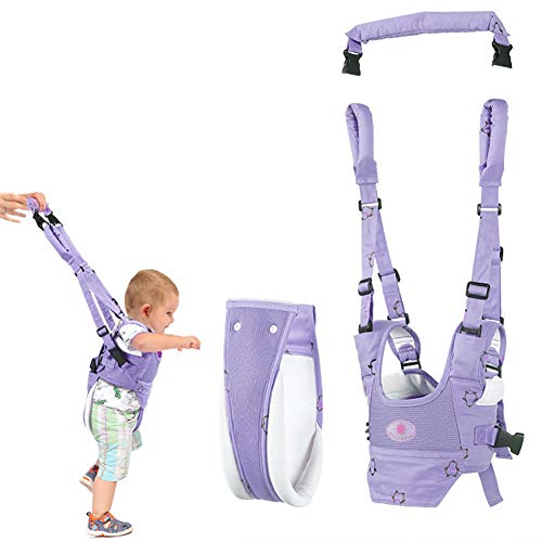 CactusAngui Baby Walking Helper Removable Crotch Baby Walker Helper Toddler Leash Kid Walking Belt Harness Strap Light Blue