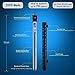 Sukeen Aquarium Heater Auto Thermostat Fish Tank Heater for 3-80 Gallons,Shatter-Proof and Blast-Proof,Adjustable Temperature and Extra Thermometer-300W