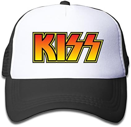 American New York Hard Rock Band Kiss Adjustable Kids Printed Trucker Hats