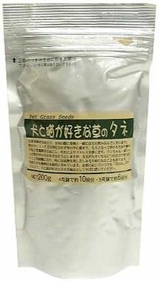 Amazon 犬と猫が好きな草のタネ 0g 犬と猫が好きな草 ドッグフード 通販