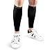 Active Research Compression Calf Sleeve - Compression Shin Support Sleeve For Shin Splints, Sports, Basketball, Training, Running, Crossfit and More - Large, Black