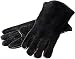 Lodge 14.5" Leather Outdoor Cooking  Gloves -  Heat Resistant Gloves for Cast Iron Cooking