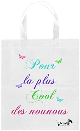 Tote Bag Race For The Coolest Nounous, Baby Bag, Shopping Bag, Gift Idea Cabat