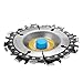 4 Inch Grinder Chain Saw Disc Wood Carving Disc 14 Tooth 5/8 Inch Arbor For 100/115 Angle Grinder