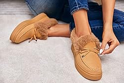 TINSTREE Winter Flat Boots Warm Durable Shoes