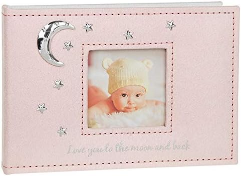 Love You to The Moon and Back Photo Album - Pink