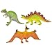 DINOSAUR TOYS Party Favors Figures - 12 Pack - 5.5 Inches - Safe Material, Assorted Realistic Large Dinosaur Figurines For Kids - For Birthday Party, Decoration, Gift, Prize, Toys For Boys & Girls, E