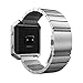 JETech Fitbit Blaze Band, Stainless Steel Bracelet Band Strap for Fitbit Blaze Fitness Watch - for Both Large and Small Size (Silver)