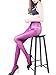 Women Sheer Crotchless Pantyhose Ultra Shiny High Waist Open Crotch Tights Silky Stockings 1pcs Purple