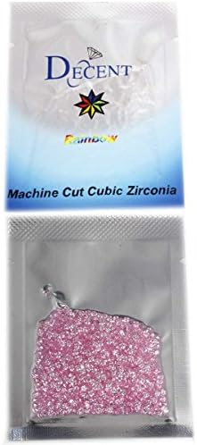 3.00mm DECENT A++ ROUND CUT PINK CZ LOOSE CUBIC ZIRCONIA 1000 PCE LOT