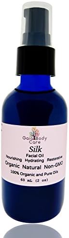 BIG SALE - ORGANIC All Natural Silk Rose Facial Oil Large 60 mL/2 oz by Gaia Body Care