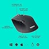 Logitech M720 Triathlon Multi-Device Wireless Mouse, Bluetooth, USB Unifying Receiver, 1000 DPI, 6 Programmable Buttons…