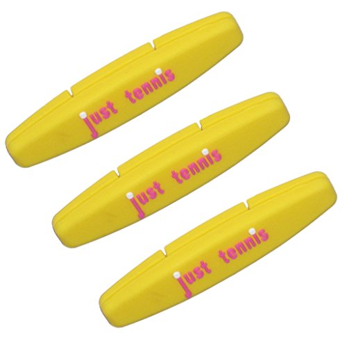 Long Tennis Vibration Dampener - Set of 3 - Yellow