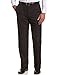 Signature Men's Dress Flat Front Pants With Hidden Expendable Waist