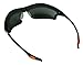 Crews LW312AF Law 3 Gray Anti-Fog Lens Safety Glasses with Bayonet Temple, 1 Pair