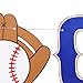 Kitticcino Baseball Theme Concessions Banner, Baseball Birthday Sports Party Supplies Decoration, Pre-strung party Decor