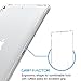LUVVITT Clear Grip Smart Cover and Keyboard Compatible Case for Apple iPad Pro 10.5 inch (2017) and iPad Air 3 (2019-3rd Gen) - Clear