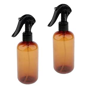 Download Amazon.com : 250ML Amber Brown Plastic Bottle with Trigger, Sprayer Bottle Fine Mister for Salon ...