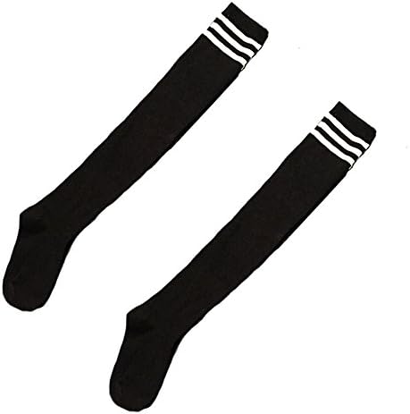 Miracle4ever Cotton Elasticity Stocking For Leg Thin Black