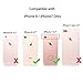Coolwee for iPhone SE 2020 Case 2nd Generation, for iPhone 8 Case, Clear for iPhone 7 Case Rose Gold Shiny Glitter Cool Thin Floral Soft TPU Bumper Protective Cover for 4.7 inch Rose Gold Pineapple