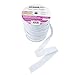 Stretchrite 1NSS1105WHTE Stretchrite 1-Inch by 30-Yard White Ribbed Non-Roll Woven Polyester Elastic Spool