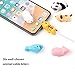 Kalolary 6 Pack Cute Animals Cable Bites, Various Animal Cable Chompers Cable Chewers Cable Accessories Phone Cables Protects for Apple iPhone, Including Tiger/Pig / Polar Bear/Shark / Panda/Cat