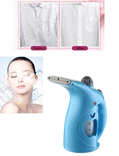 LLY Steamer For Clothes Household Steam Iron Portable Handheld Airclothes Braises Face Device Beauty Instrument 220V 750W,Blue [Energy Class A]