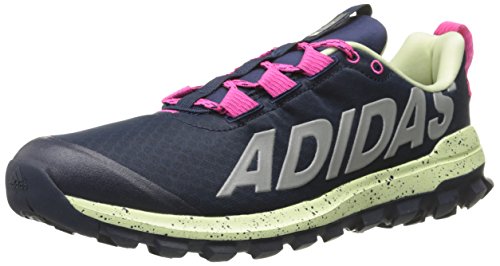 adidas Performance Women's Vigor 6 Women's Trail Running Shoe,Collegiate Navy/Shock Pink/Halo,9 M US