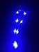 ApexPower LED Nylon Shoelaces Lights Up 3 Modes Battery Lights Shoestrings for Christmas Party Dancing Hip Pop Running Decorations(Blue---1 Pair)